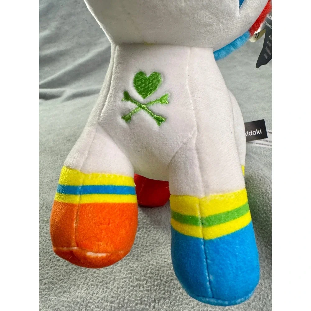 Tokidoki Unicorno Bowie Medium Plush Rainbow‎ Star Aurora World 15656 White 8